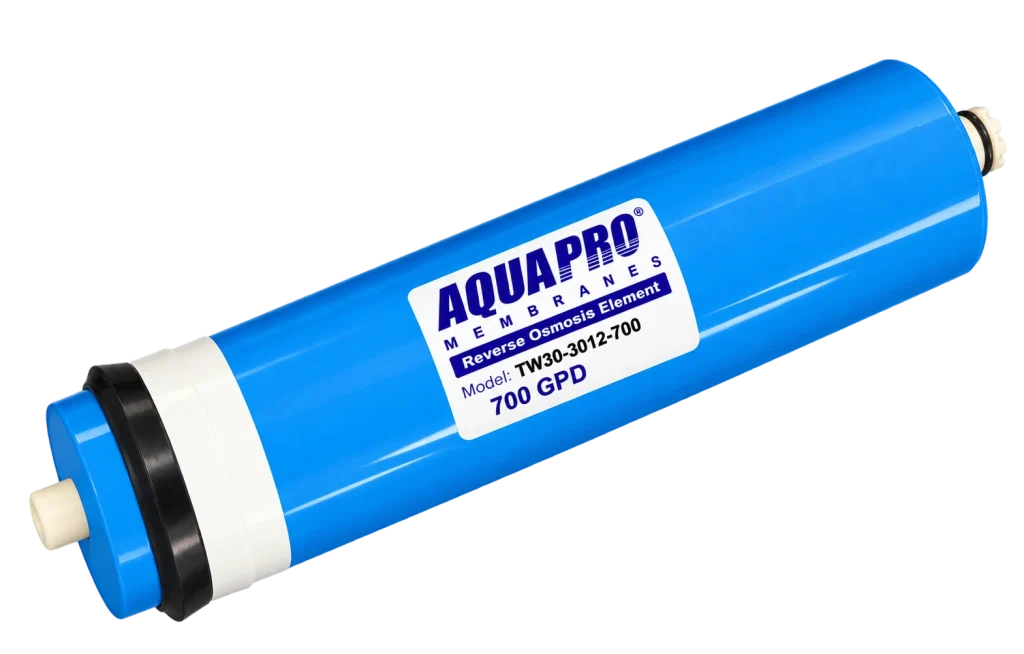 Membrane d’osmose inverse AquaPro 700 GPD utilisée sur élOvi Instant