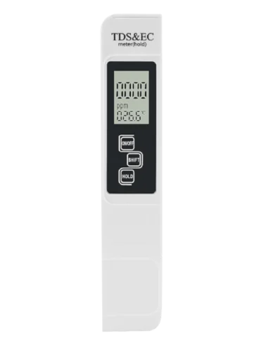 TDS-mètre portable pour contrôler la qualité de l’eau purifiée par les appareils élOvi