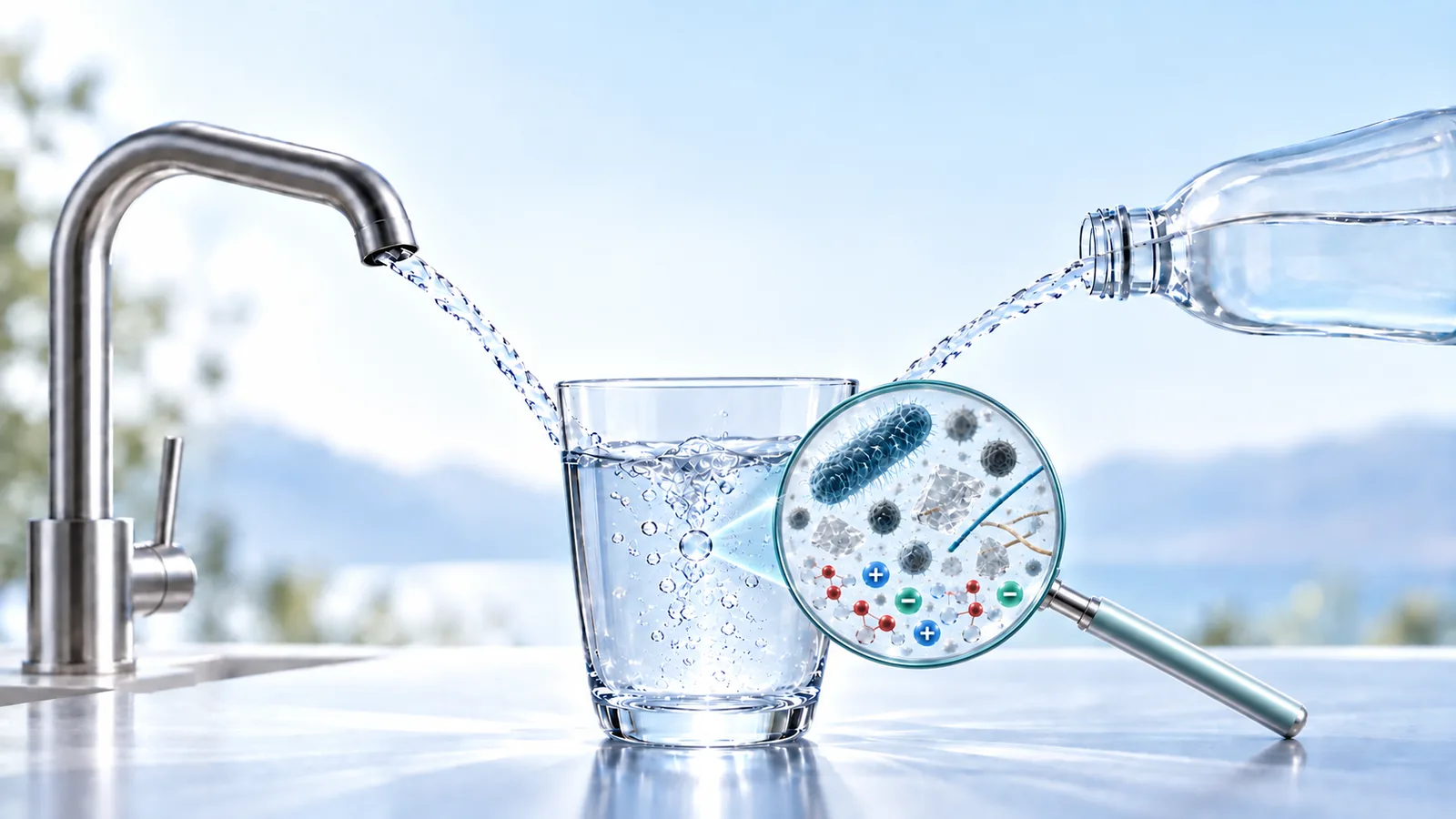 Polluants dans l’eau : substances invisibles présentes dans l’eau de boisson