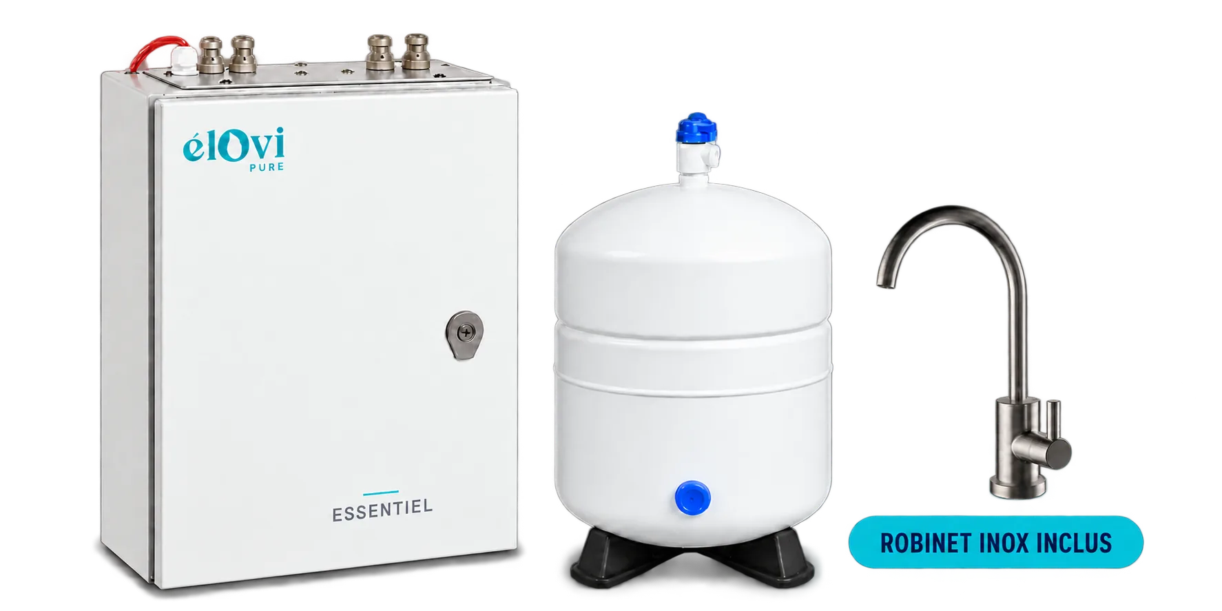 Pack élOvi Essentiel avec réservoir et robinet inox inclus