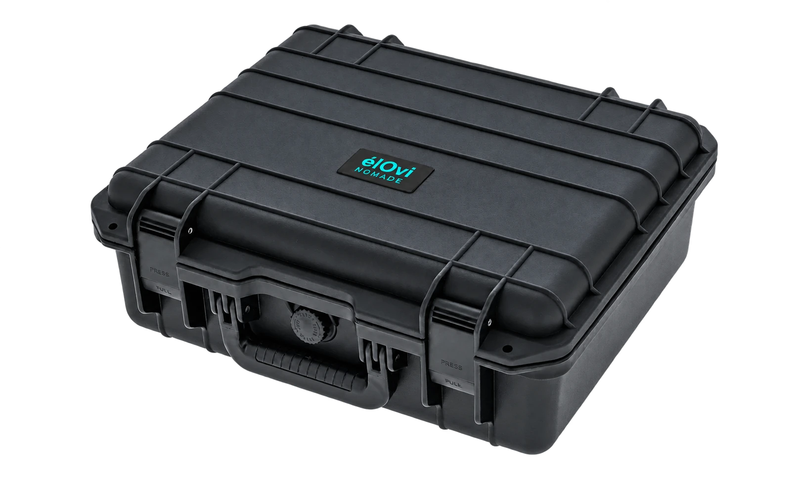 Valise antichoc élOvi Nomade détourée, osmoseur de voyage portable